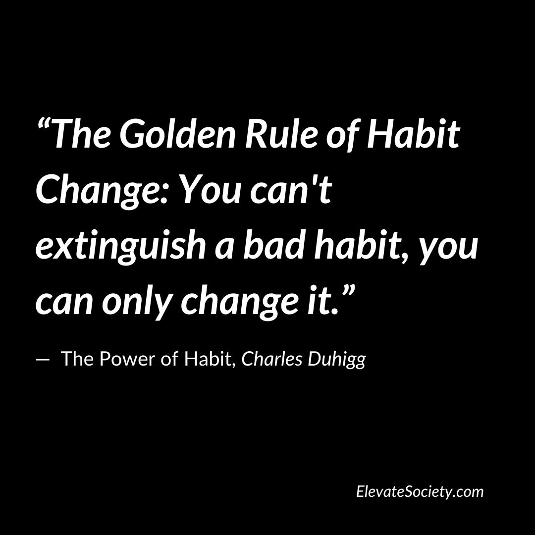 Charles Duhigg quote: This is the real power of habit: the insight